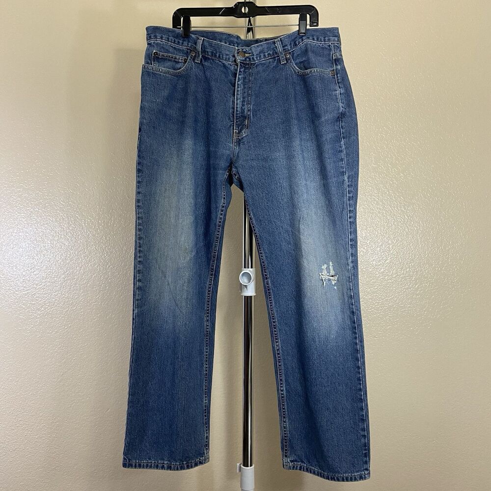 PBX Basics Denim Blue Jeans, Size 40x30